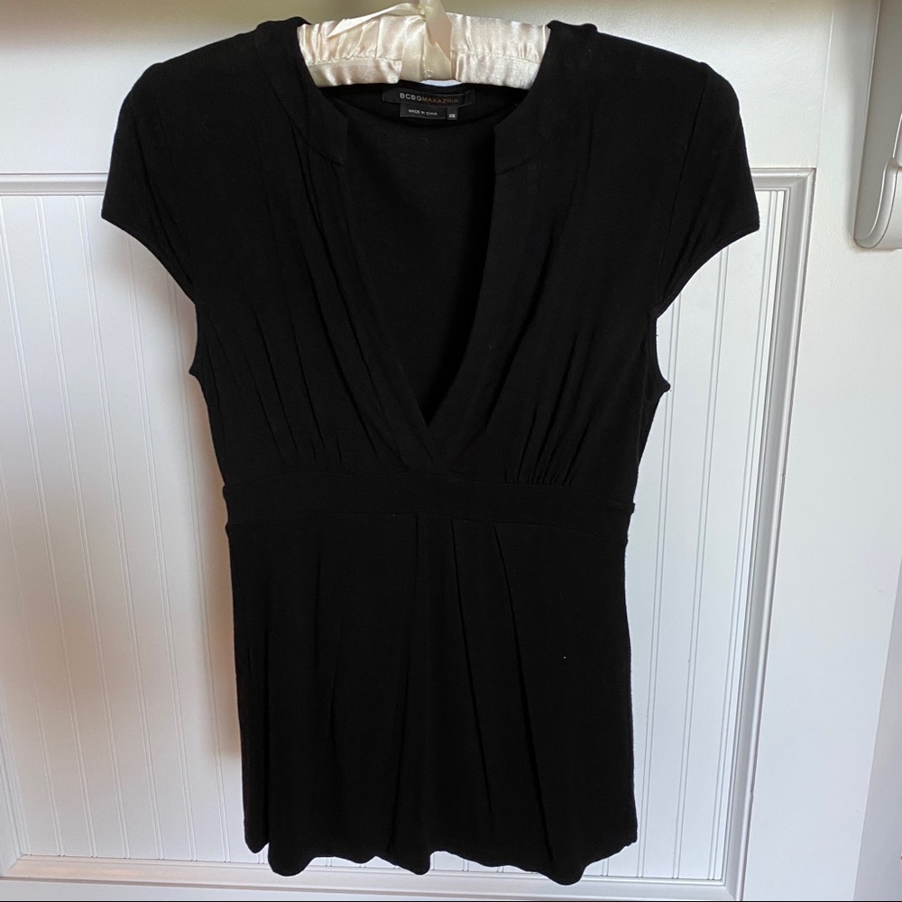 BCBGMAXAZRIA Cap Sleeve Top